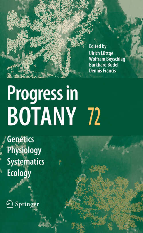 Book cover of Progress in Botany 72