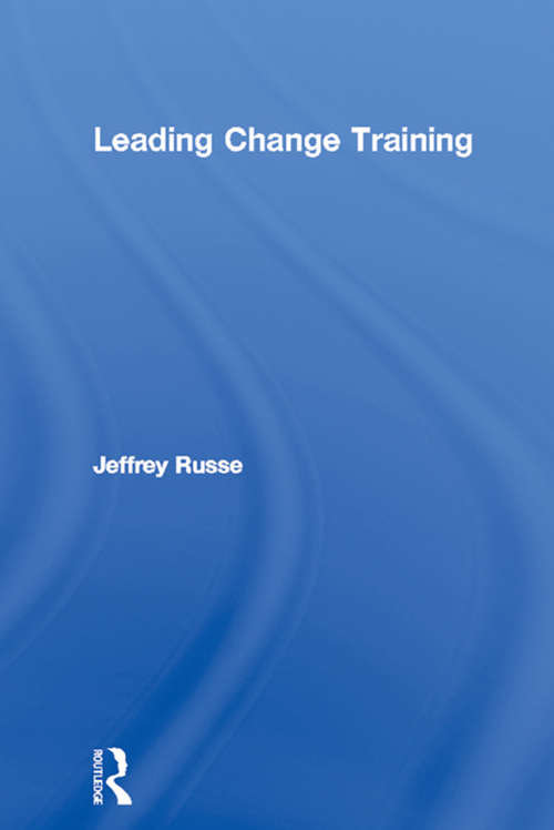 Book cover of Leading Change Training
