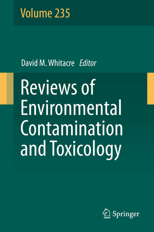 Book cover of Reviews of Environmental Contamination and Toxicology Volume 235