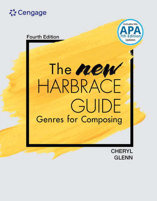 Book cover of The New Harbrace Guide: Genres for Composing with 2021 MLA and 2020 APA Updates (Fourth Edition)