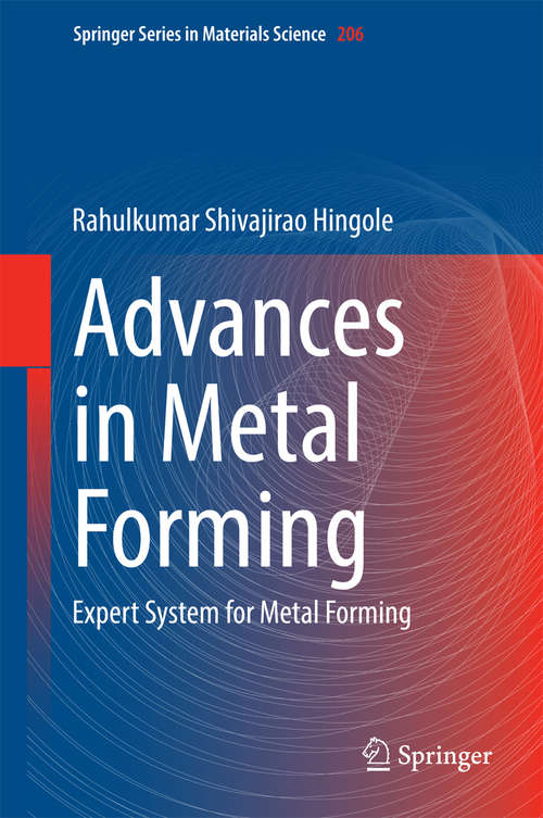 Book cover of Advances in Metal Forming