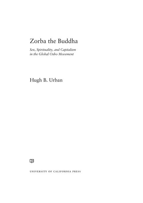 Book cover of Zorba the Buddha