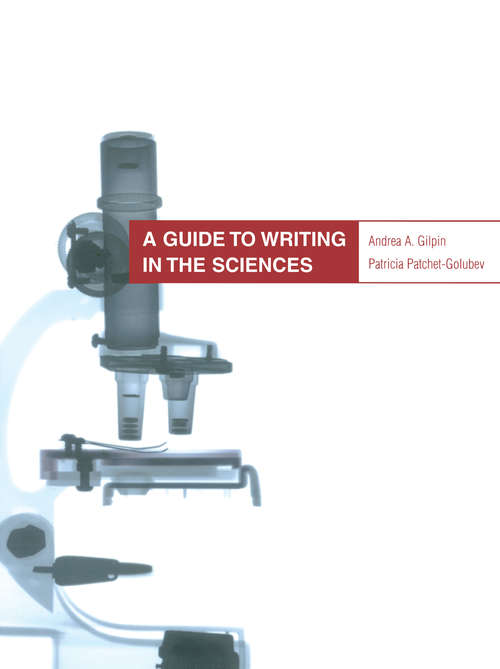 Book cover of A Guide to Writing in the Sciences