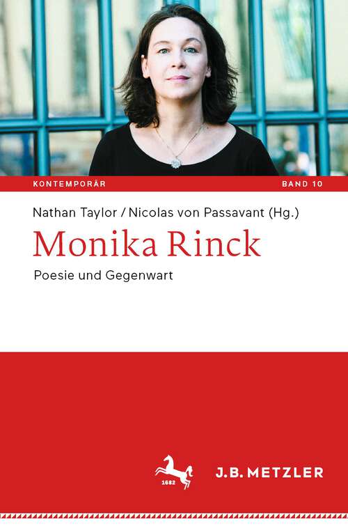 Book cover of Monika Rinck: Poesie und Gegenwart (1. Aufl. 2023) (Kontemporär. Schriften zur deutschsprachigen Gegenwartsliteratur #10)