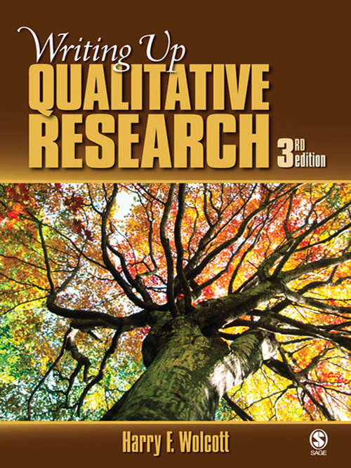 Book cover of Writing Up Qualitative Research