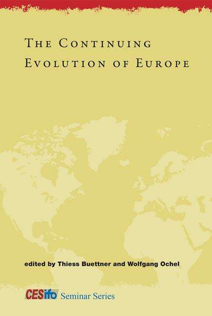 Book cover of The Continuing Evolution of Europe