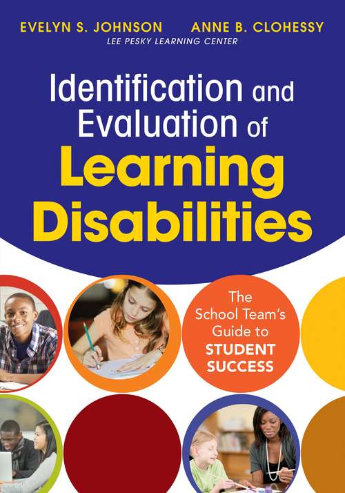 Book cover of Identification and Evaluation of Learning Disabilities: The School Team’s Guide to Student Success
