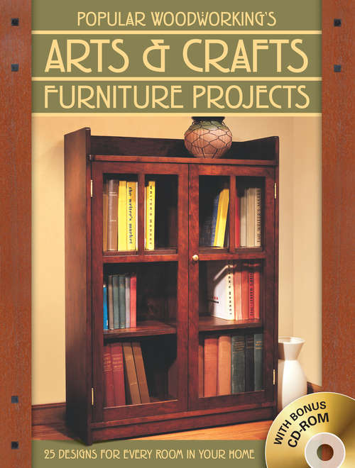 Book cover of Popular Woodworking's Arts & Crafts Furniture