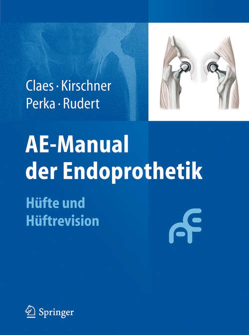 Book cover of AE-Manual der Endoprothetik