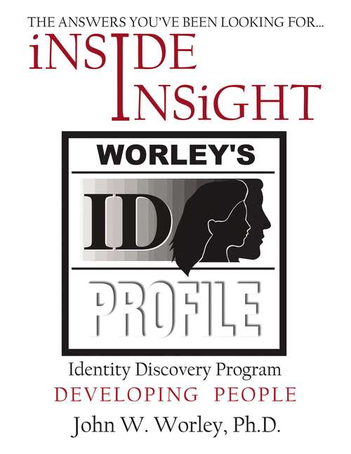 Book cover of Inside Insight: Worley's Identity Discovery Profile (WIDP)