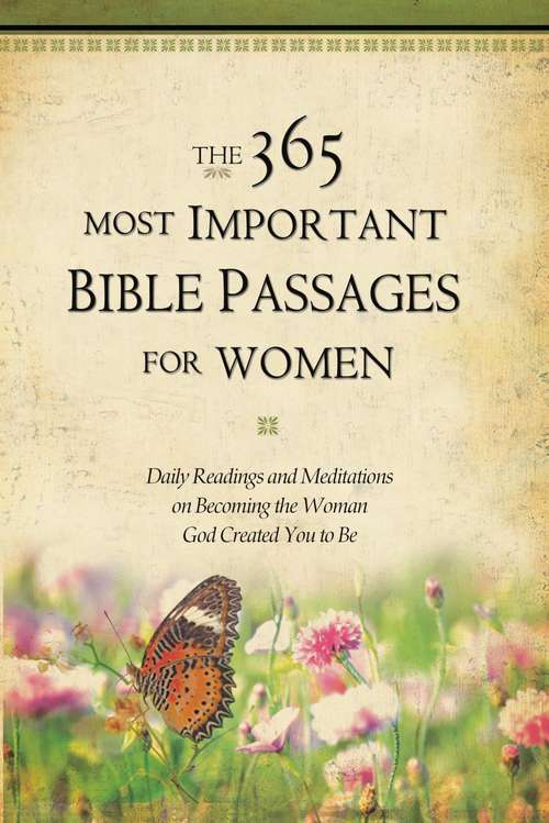 Book cover of The 365 Most Important Bible Passages for Women