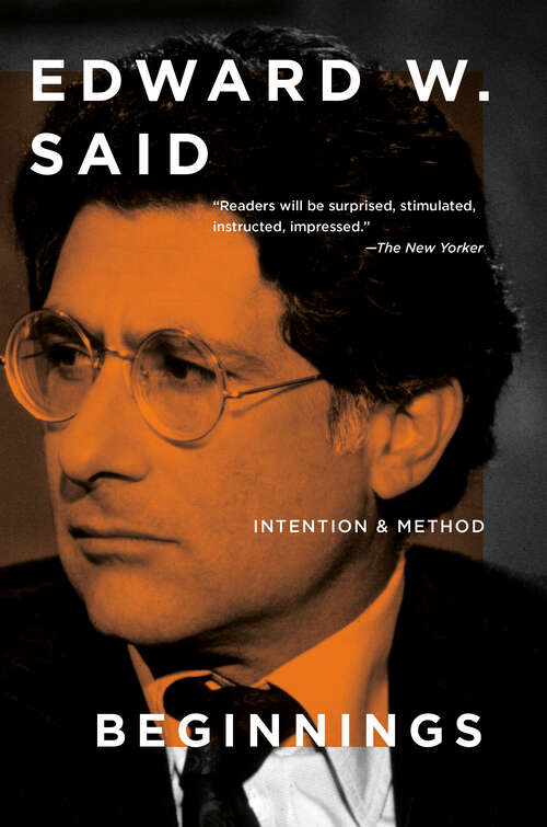 Book cover of Beginnings: Intention and Method