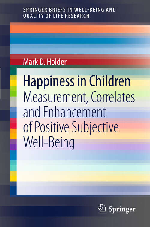 Book cover of Happiness in Children