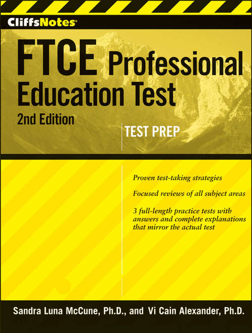 CliffsNotes FTCE Professional Education Test with CD-ROM, 2nd Edition