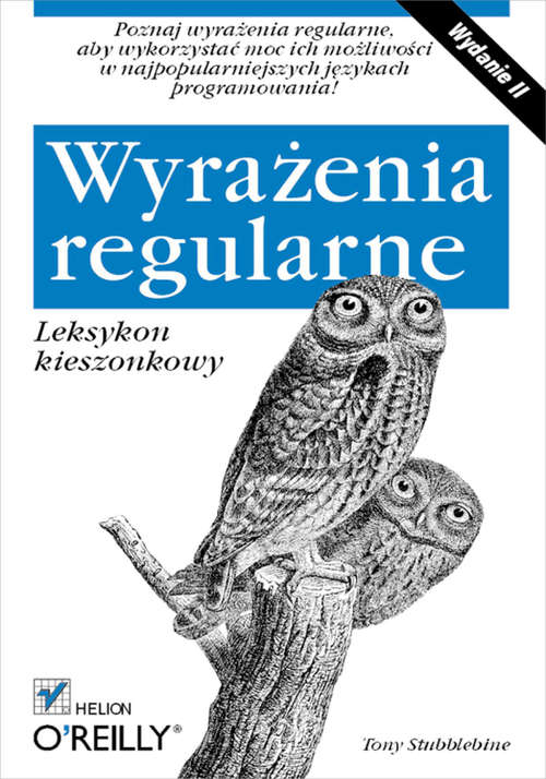 Book cover of Wyra?enia regularne. Leksykon kieszonkowy. Wydanie II