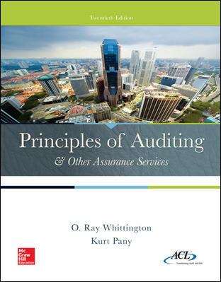 Book cover of Principles Of Auditing And Other Assurance Services