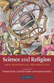 Book cover of Science and Religion: New Historical Perspectives