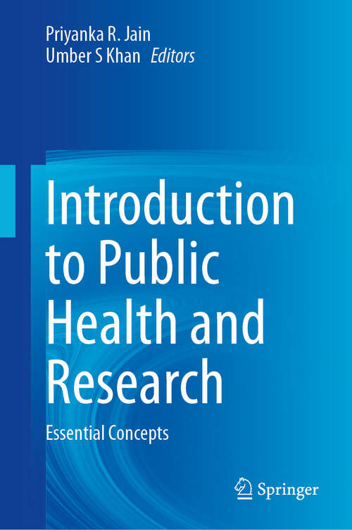 Book cover of Introduction to Public Health and Research: Essential Concepts