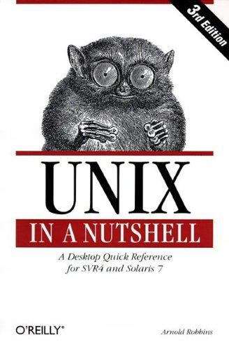 Book cover of UNIX in a Nutshell: System V Edition
