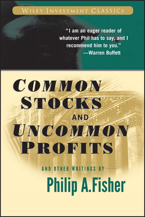 Book cover of Common Stocks and Uncommon Profits and Other Writings