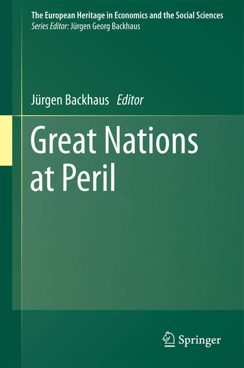 Book cover of Great Nations at Peril
