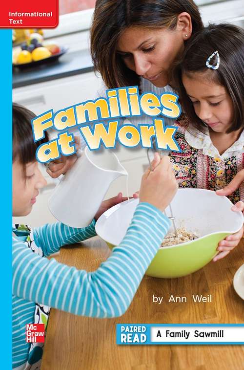 Book cover of Families At Work [On Level, Grade 2]
