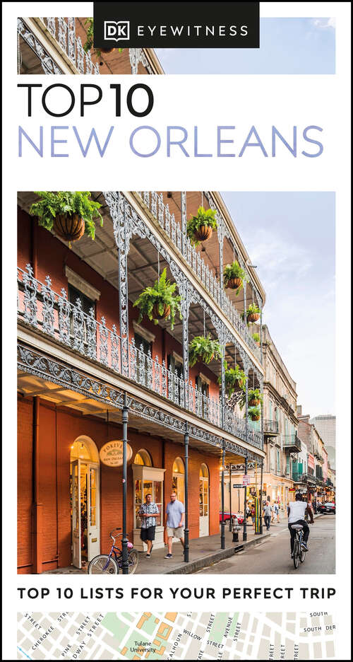 Book cover of DK Eyewitness Top 10 New Orleans (Pocket Travel Guide)