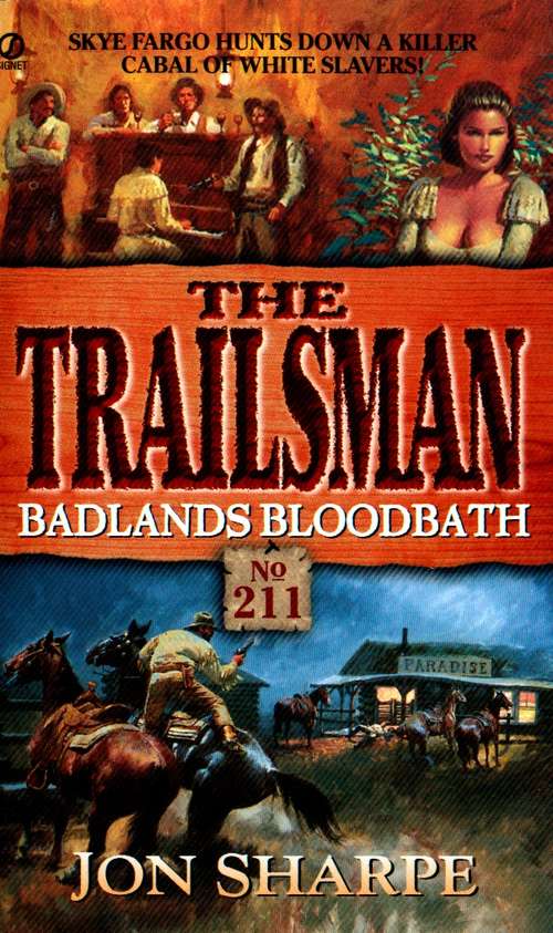 Book cover of Trailsman 211: Badlands Bloodbath