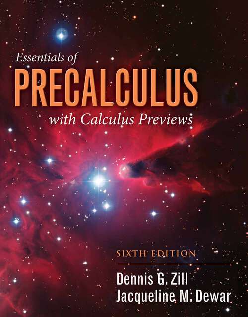 Book cover of Essentials of Precalculus with Calculus Previews (Sixth Edition)