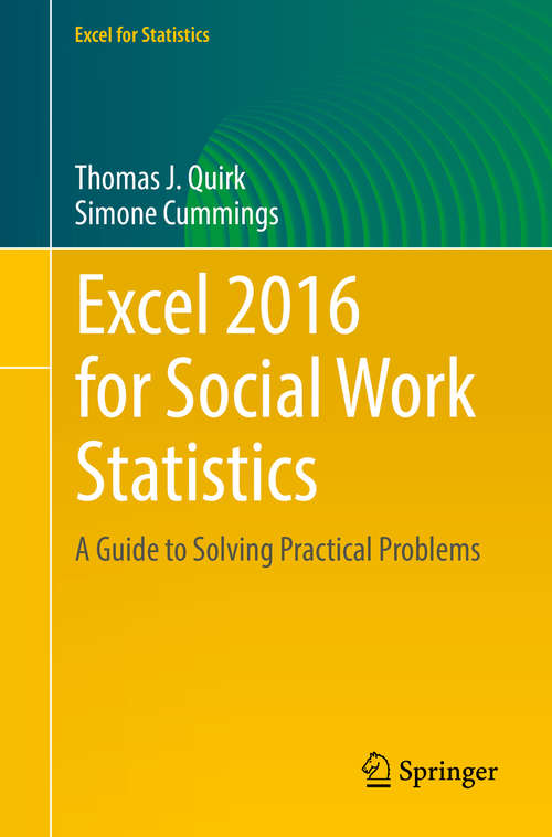 Excel 2016 for Social Work Statistics