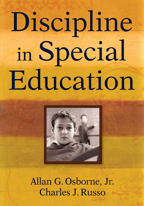 Book cover of Discipline in Special Education
