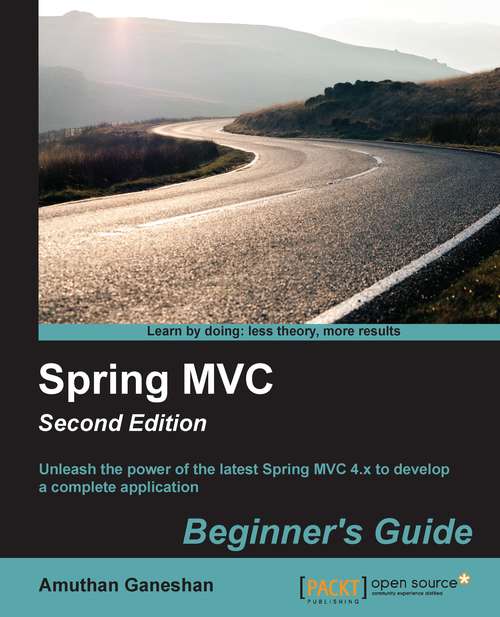 Book cover of Spring MVC: Beginner's Guide - Second Edition