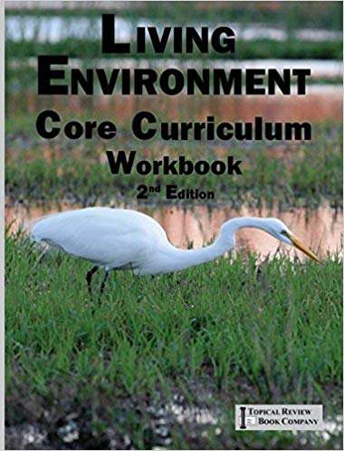 Book cover of Living Environment Core Curriculum Workbook (Second Edition)