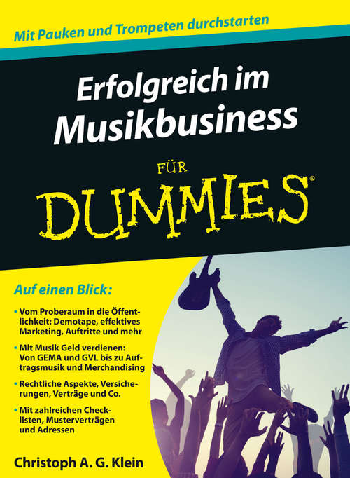 Book cover of Erfolgreich im Musikbusiness für Dummies