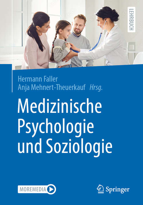 Book cover of Medizinische Psychologie und Soziologie (6. Auflage 2025)