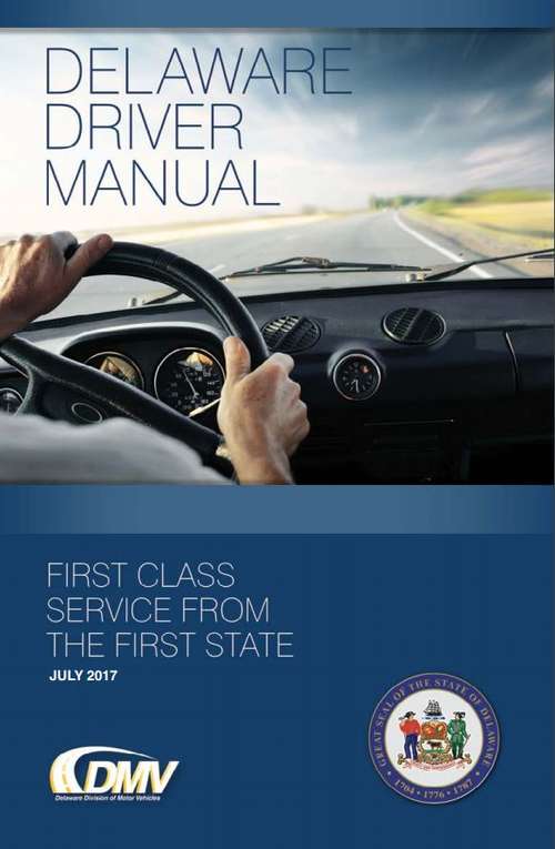 Book cover of Delaware Driver Manual: First Class Service from the First State