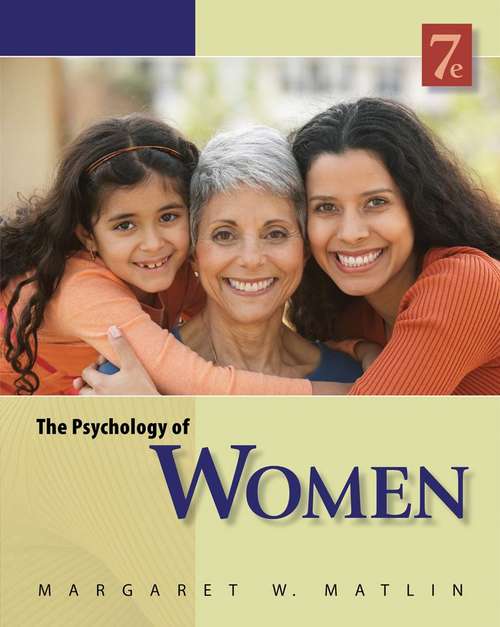 Book cover of The Psychology of Women (Seventh Edition)