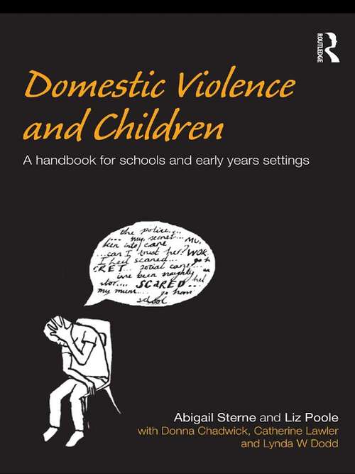 Book cover of Domestic Violence and Children: A Handbook for Schools and Early Years Settings