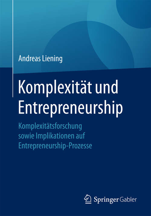 Book cover of Komplexität und Entrepreneurship