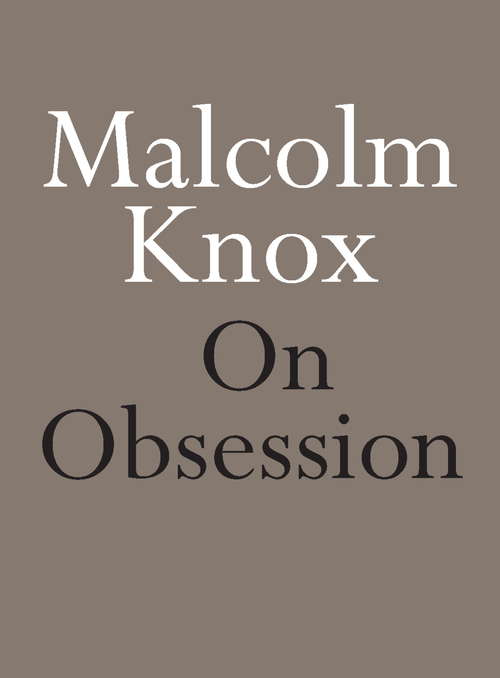Book cover of On Obsession