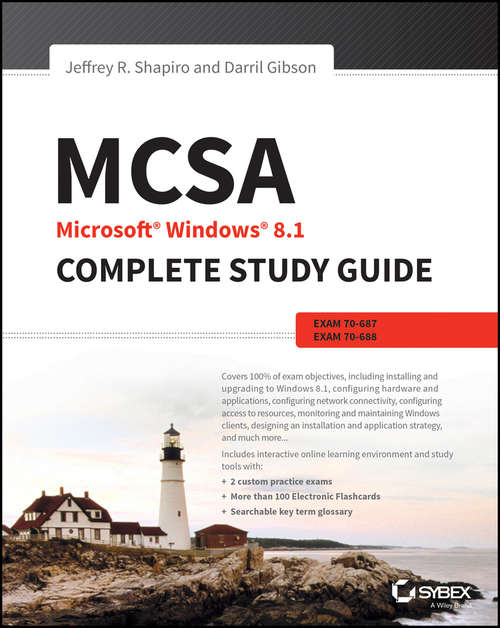 Book cover of MCSA Microsoft Windows 8.1 Complete Study Guide
