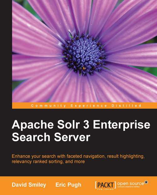 Book cover of Apache Solr 3 Enterprise Search Server