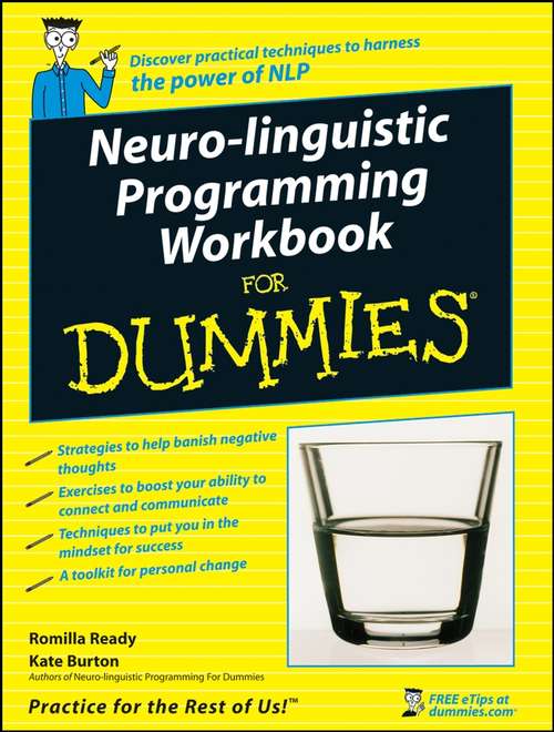 Book cover of Neuro-Linguistic Programming Workbook For Dummies