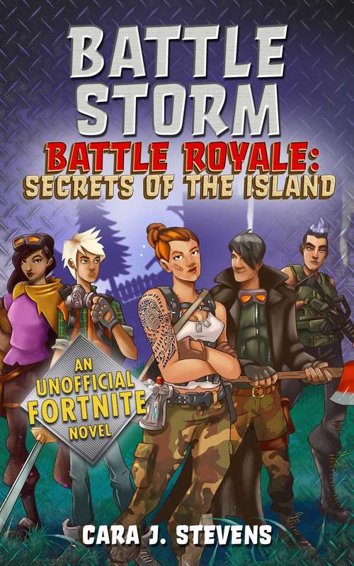 Book cover of Battle Storm: An Unofficial Fortnite Novel (Battle Royale)
