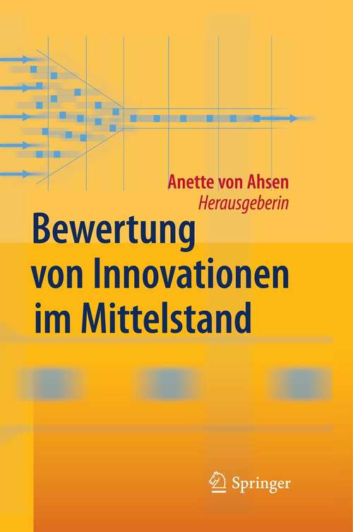 Book cover of Bewertung von Innovationen im Mittelstand