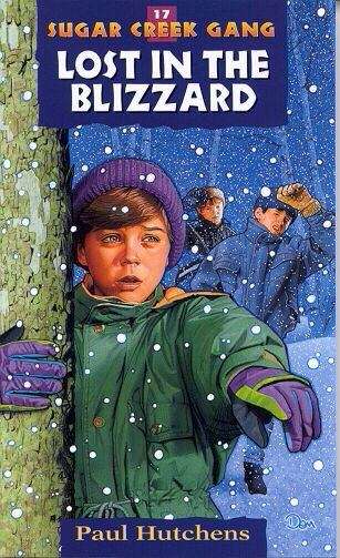 Book cover of Lost in the Blizzard (Sugar Creek Gang #17)