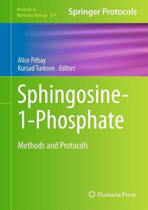 Book cover of Sphingosine-1-Phosphate