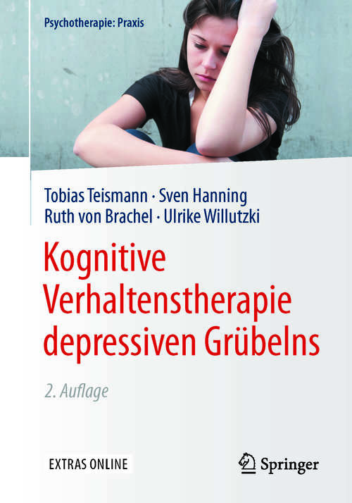 Book cover of Kognitive Verhaltenstherapie depressiven Grübelns