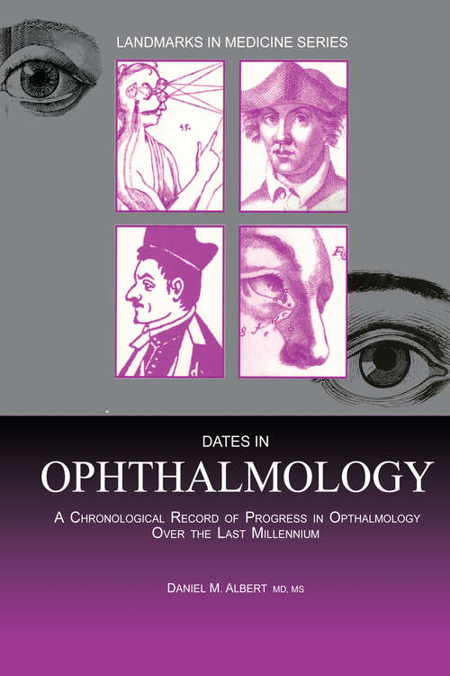 Book cover of Dates in Ophthalmology