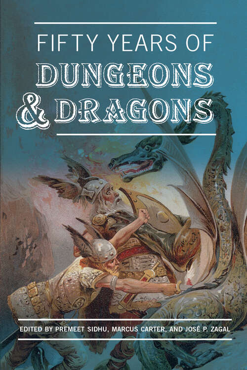 Book cover of Fifty Years of Dungeons & Dragons